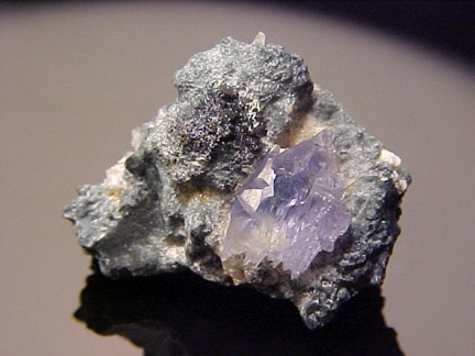 Jeremejevite on Foitite Tourmaline - Ameib Ranch, Namibia