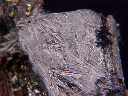 Jamesonite pseudomorph after Bournonite with Chalcopyrite - China