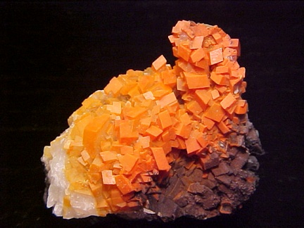 Chalcotrichite inc. Calcite - Tsumeb, Namibia