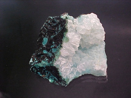 Chrysocolla and Quartz from Chrysocolla with Quartz