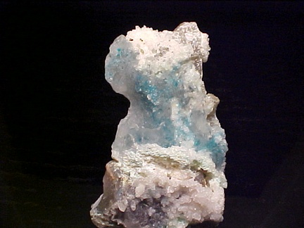 Dioptase inc. Quartz - Kaokveld, Namibia