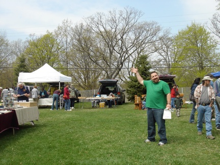 Me waving to Mandy at the Franklin Show