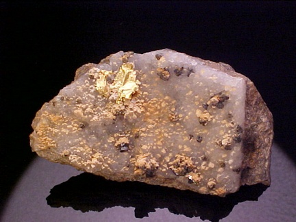 Native Gold with Quartz - Fata Baii (Facebnya), Romania