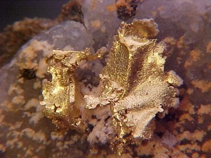 Native Gold with Quartz - Fata Baii (Facebnya), Romania