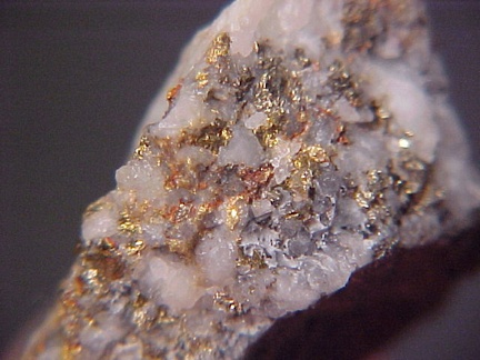 Gold, Pyrite, and Quartz from Cripple Creek, Colorado