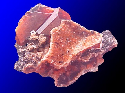 Rhodochrosite from Mt. Saint-Hilaire, Canada