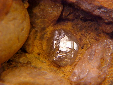 Native Gold & Diamond in Conglomerate - Brazil