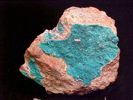 Caledonite & Dioptase - California