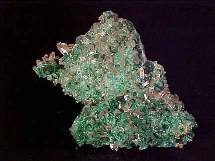 Cerussite with Malachite - Tsumeb