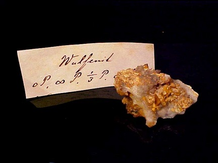 Wulfenite - Mass.