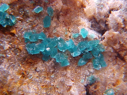 Crystallized Turquoise from the Bishop Mine in Virginia